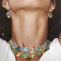 Collier Pierreries Prasiolite