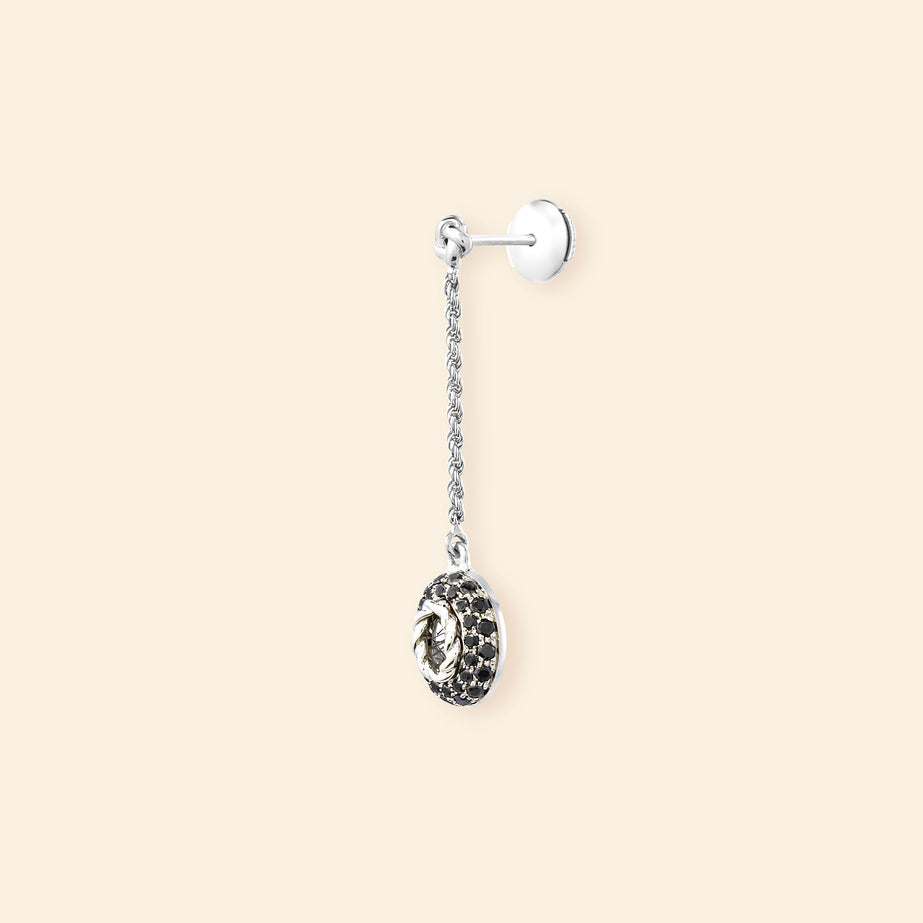 Boucle d'Oreille Baby Black Queen