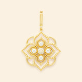 Médaille or jaune avec diamants Mellerio