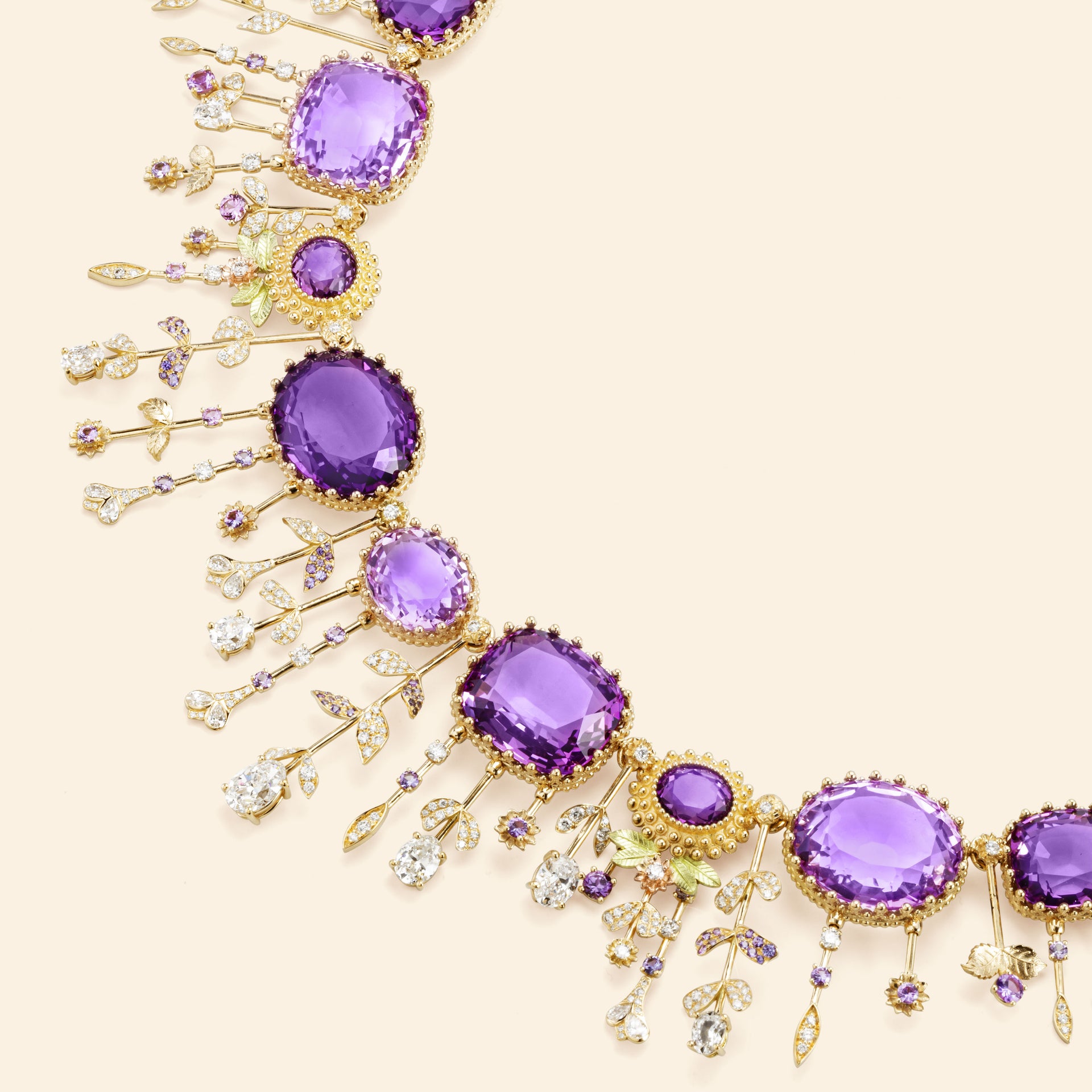 Collier en or jaune haute joaillerie Mellerio