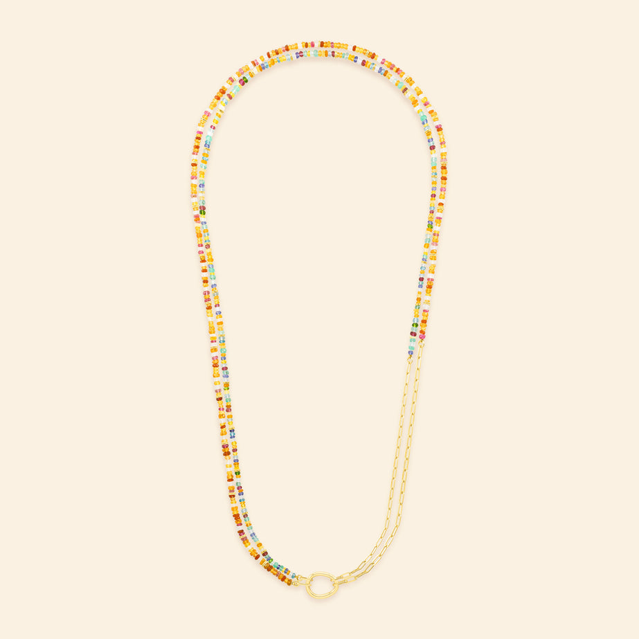 Charm Lien Pierres L Necklace