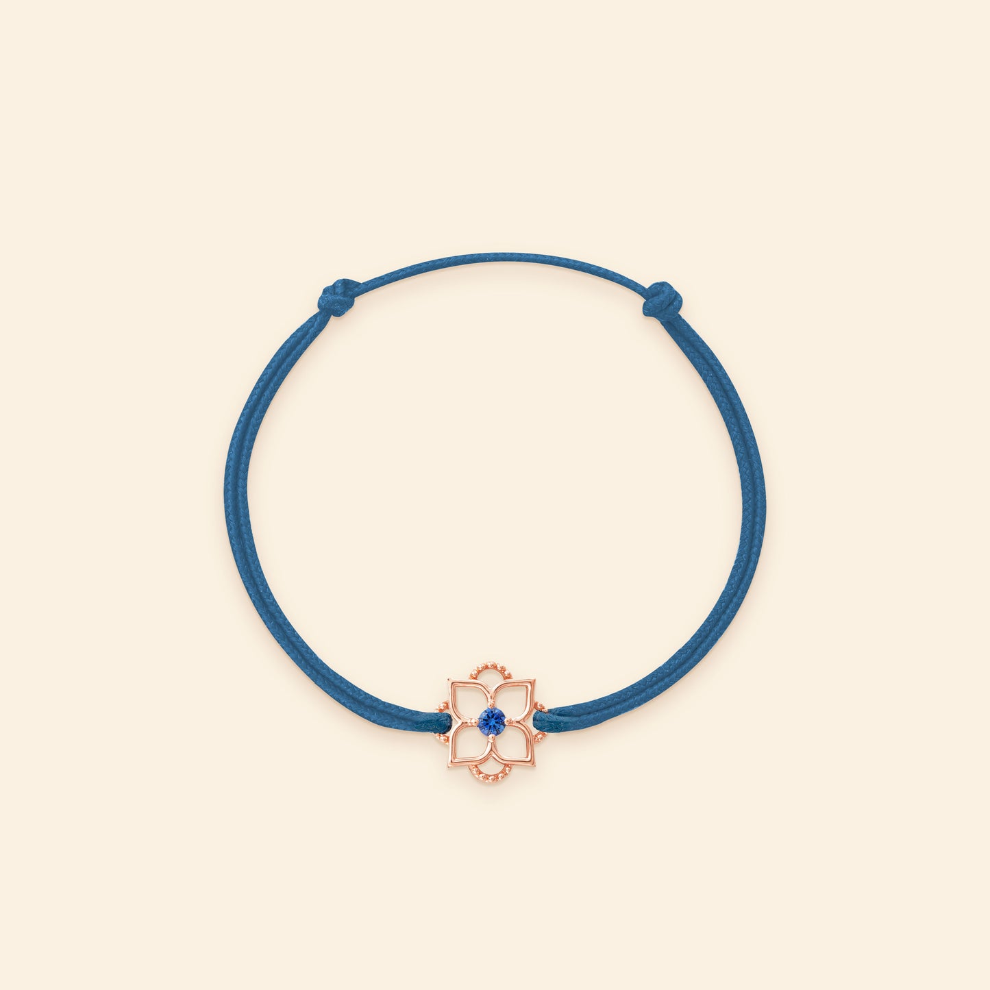 Mini Giardino Bracelet Sapphire Cord