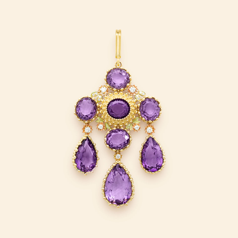 Pierreries Amethysts Medal