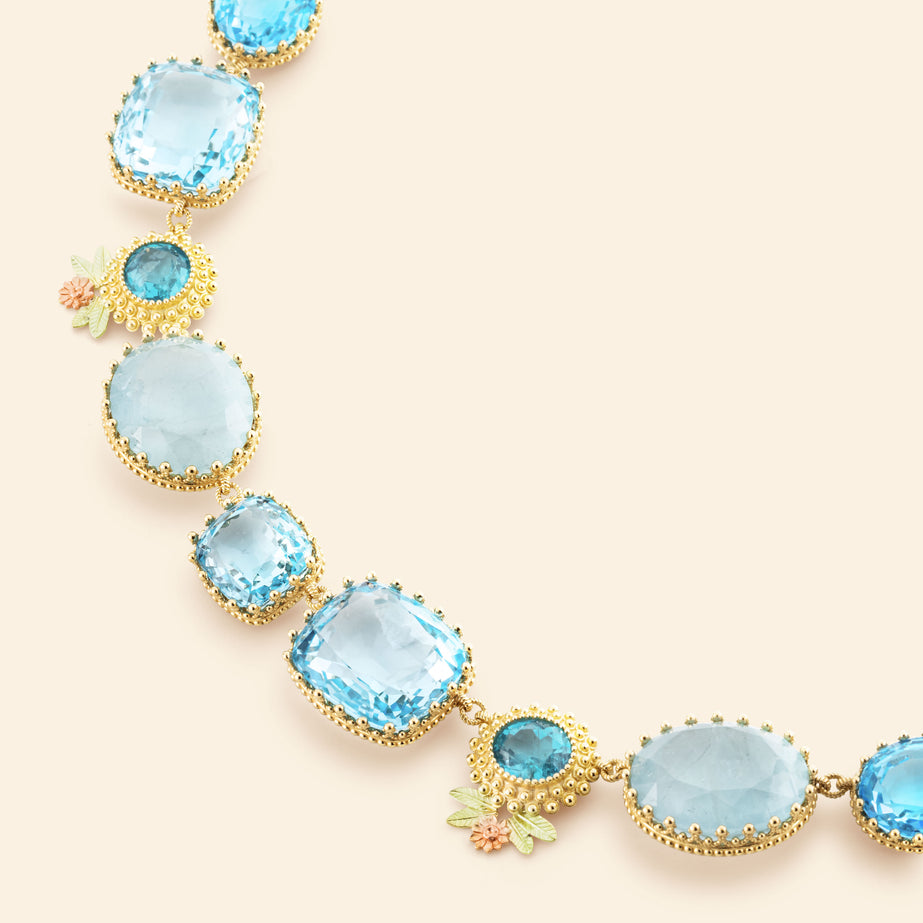 Pierreries Necklace Blue