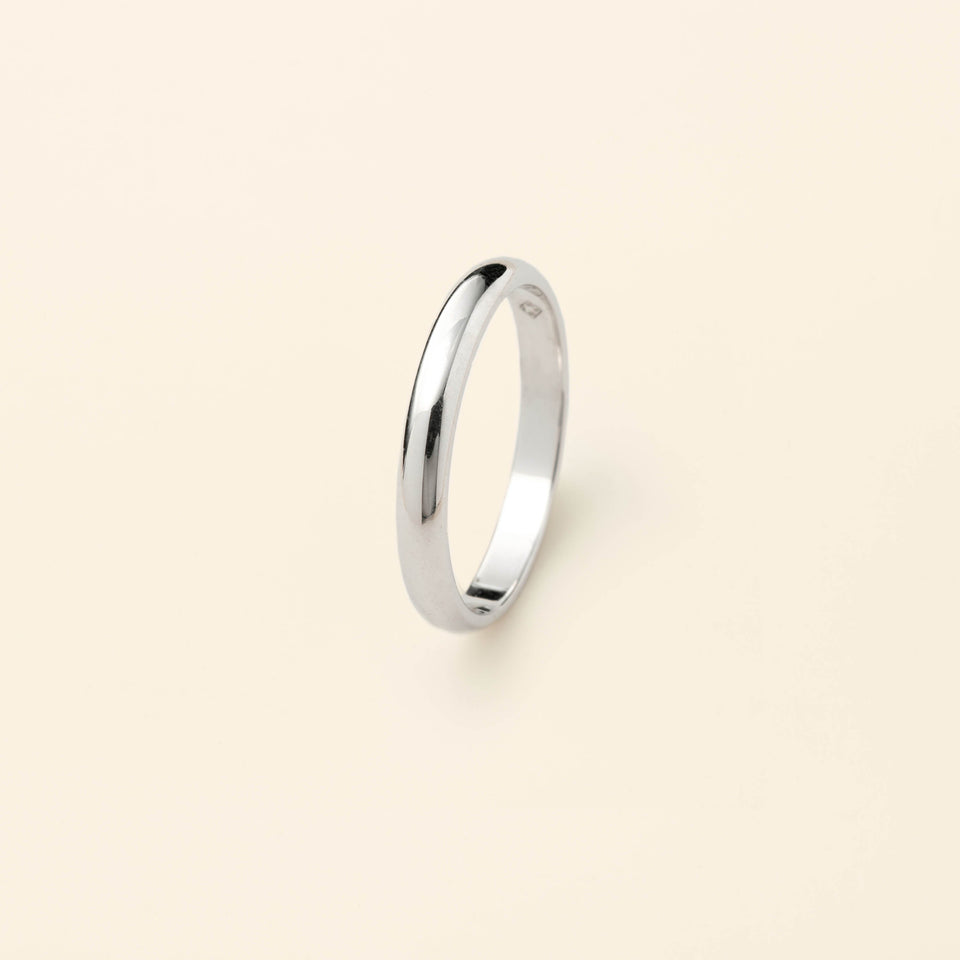 Wedding band platinum