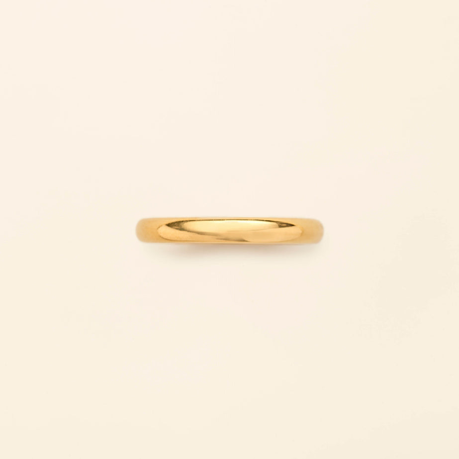 Wedding band Yellow gold