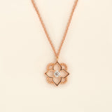 Mini Giardino Necklace Diamond Pink Gold Mellerio