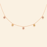 Cactus Bleu Necklace 5 Patterns Pink Gold Mellerio