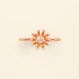 Cactus Vanille ring Diamond Pink Gold Mellerio