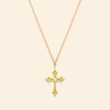 Collier Maria Diamant Or Vert