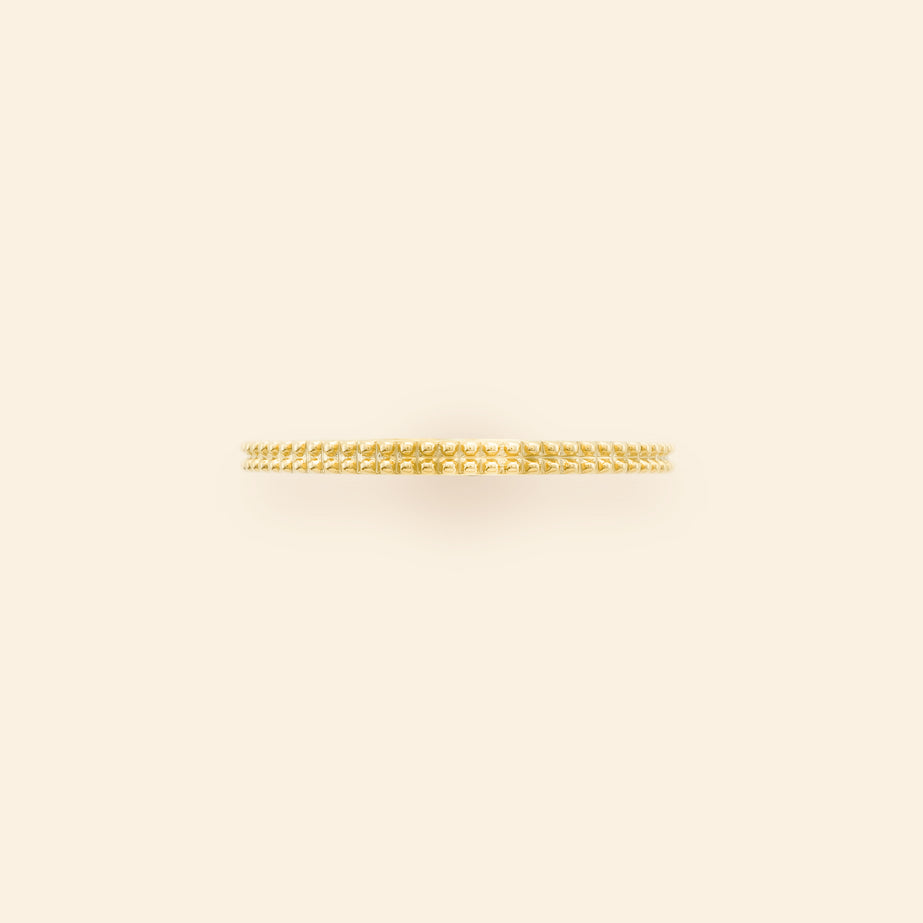 Perlina Wedding band Yellow gold