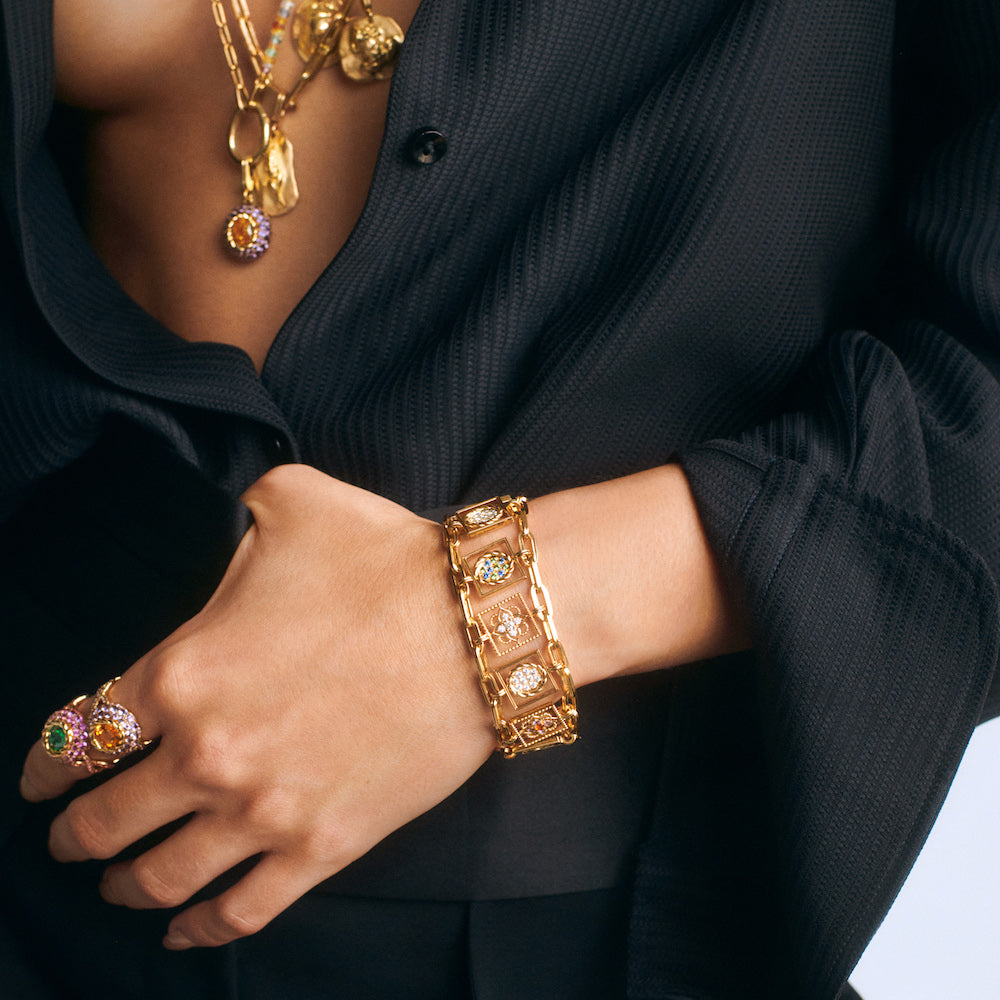 Jardin Suspendu Bracelet Yellow Gold Mellerio