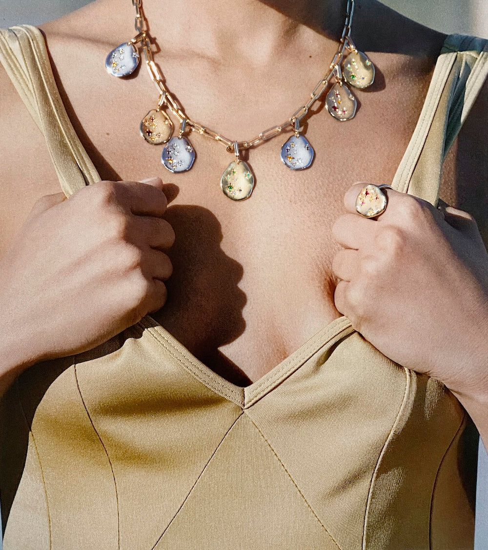 Bague en or jaune joaillerie Mellerio