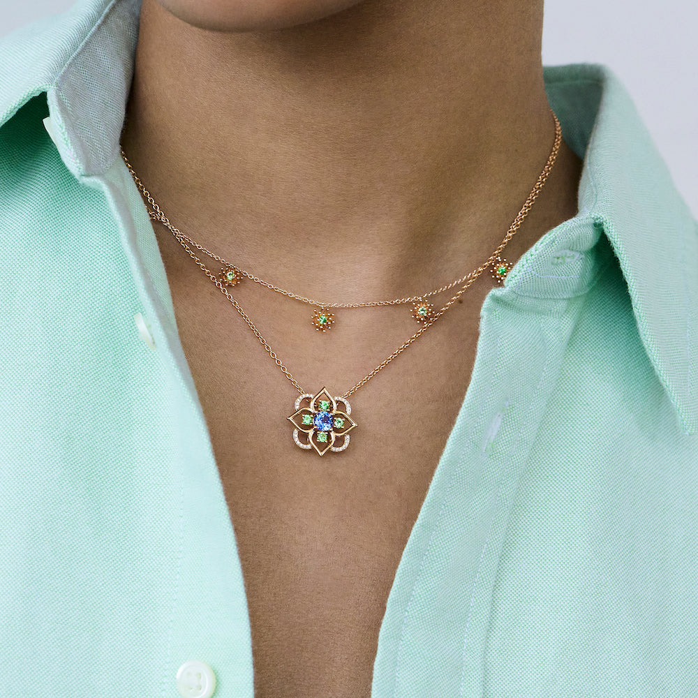 Collier Giardino Saphir