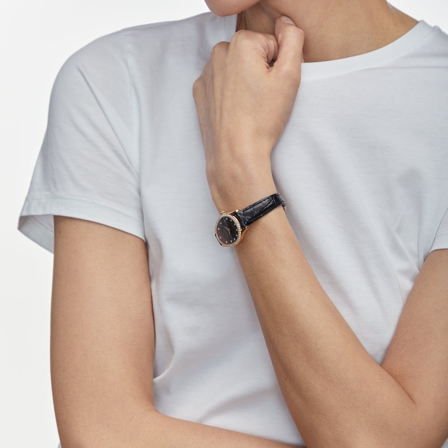 Mini M Cut paved Watch Mellerio