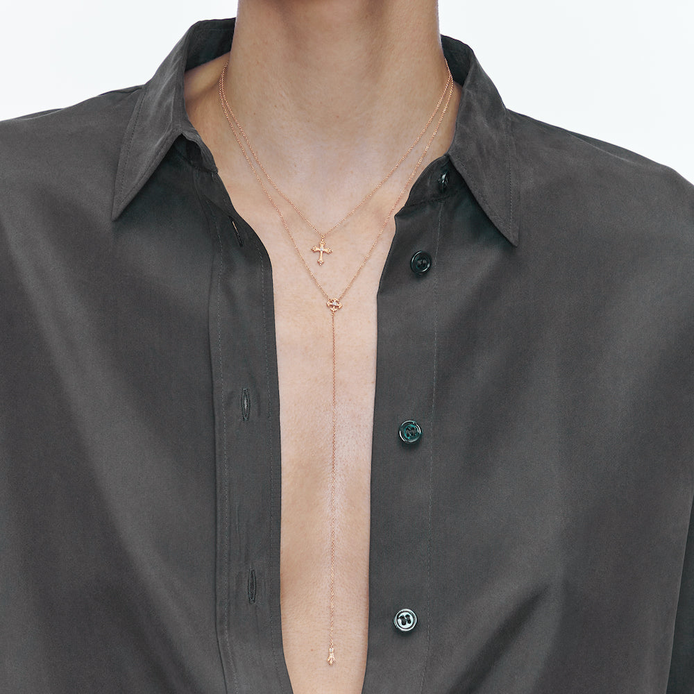 Collier Maria Diamant Or Vert