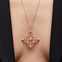 Nina Jumbo Necklace Pearls Green gold