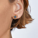 Giardino Small Earring Pink Sapphire