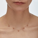 Cactus Bleu Necklace 5 Patterns Pink Gold Mellerio
