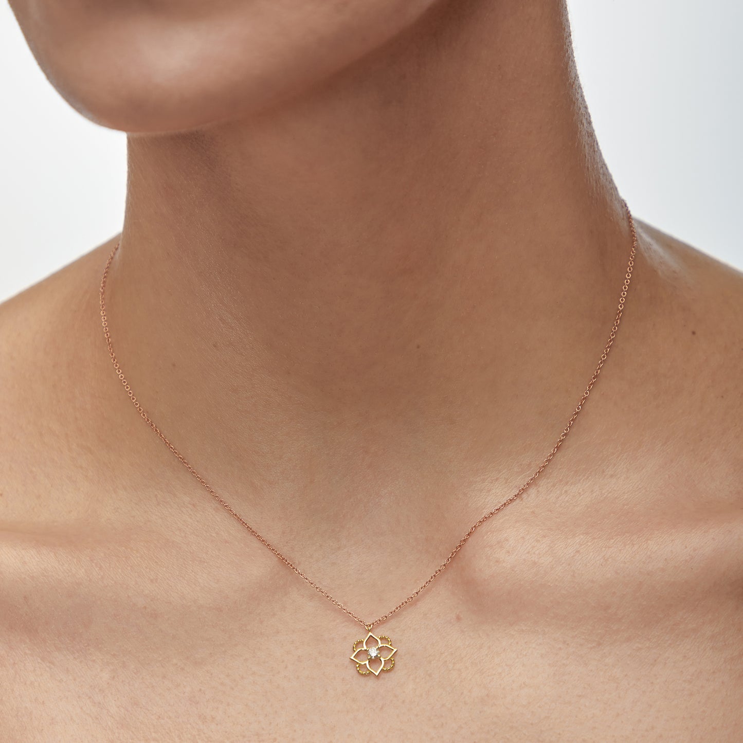 Mini Giardino Necklace Diamond Green Gold Mellerio