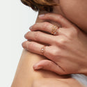 Giardino Ring Diamond Green Gold Mellerio
