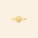 Bague or jaune avec diamants joaillerie fine Mellerio