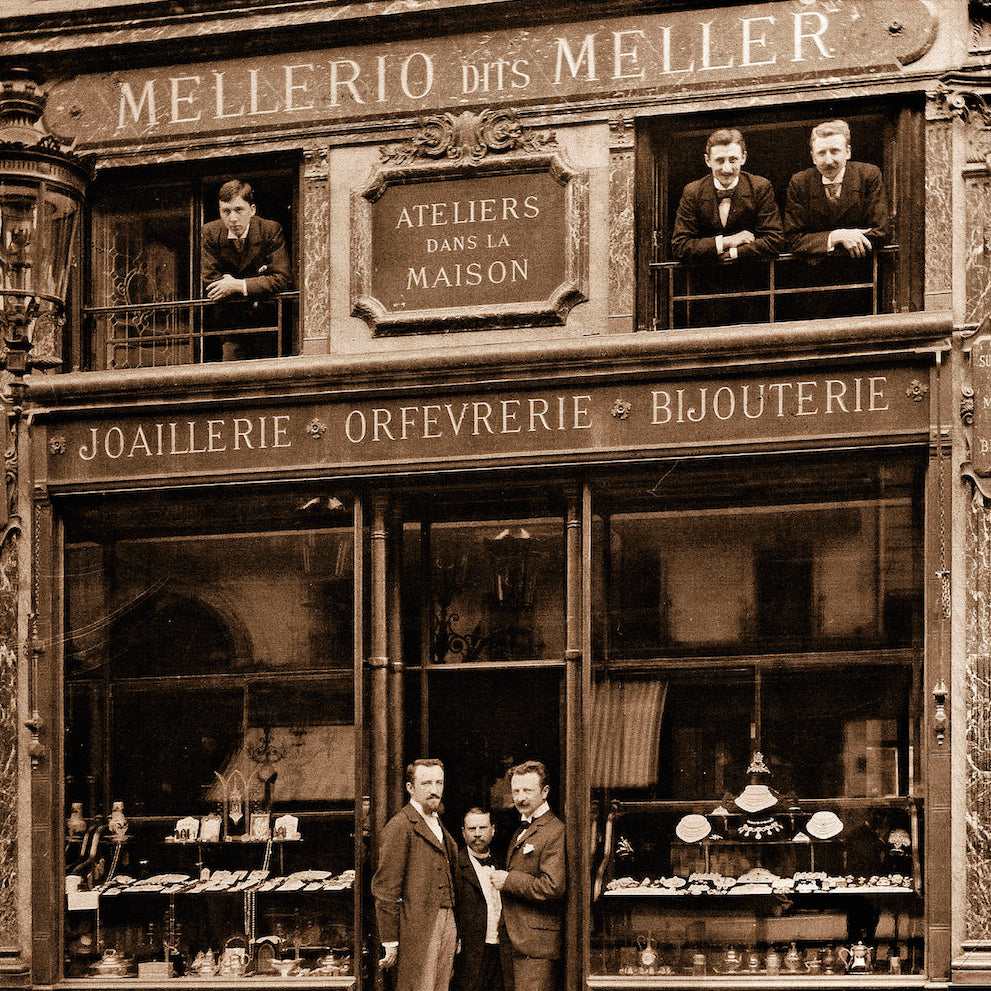 Mellerio dits Meller マーガレットのブローチ : 満月アンティーク