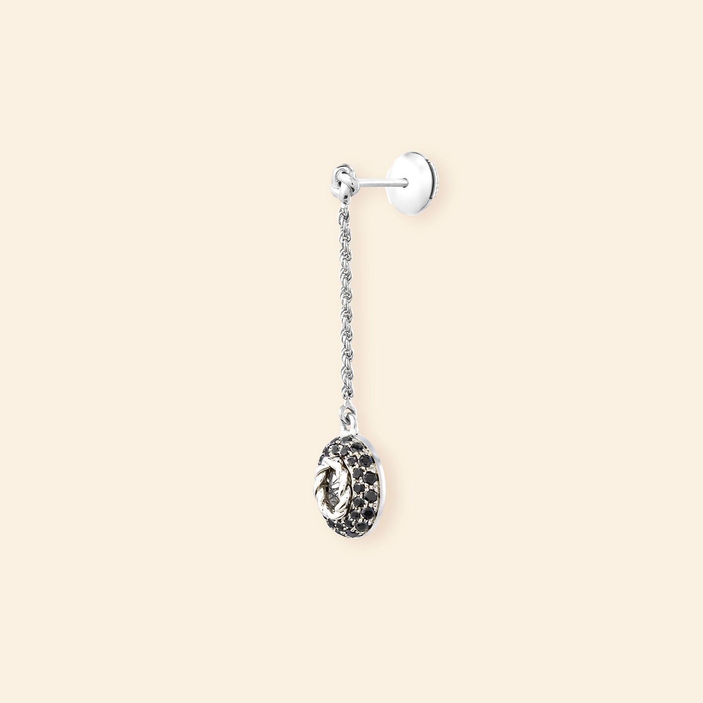 Boucle d'Oreille Baby Black Queen