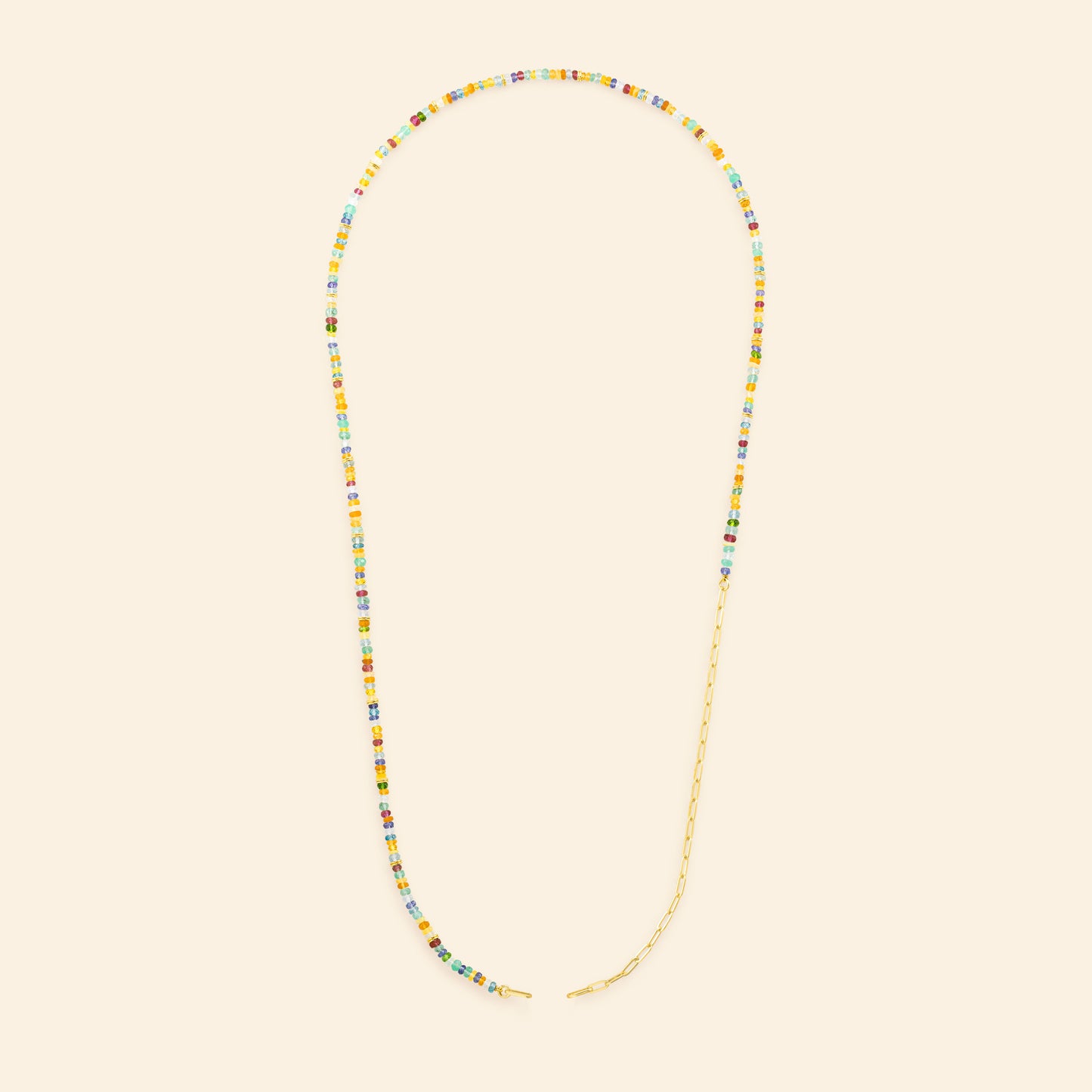 Charm Collier Lien Pierres L