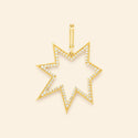 Médaille or jaune avec diamants Mellerio
