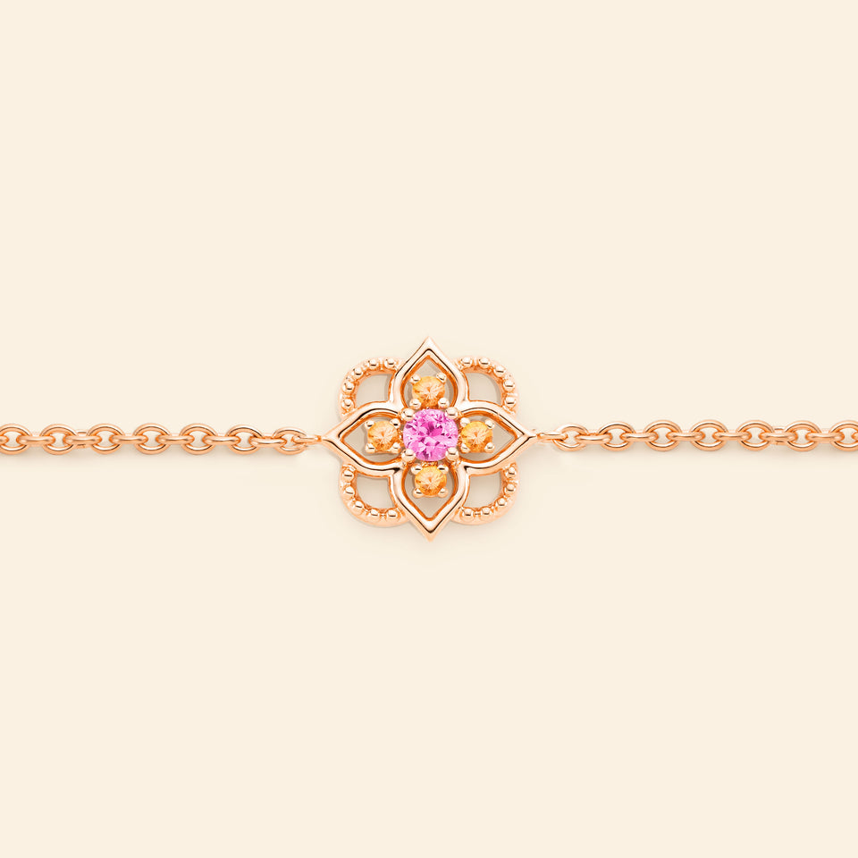 Giardino Bracelet Pink Sapphire