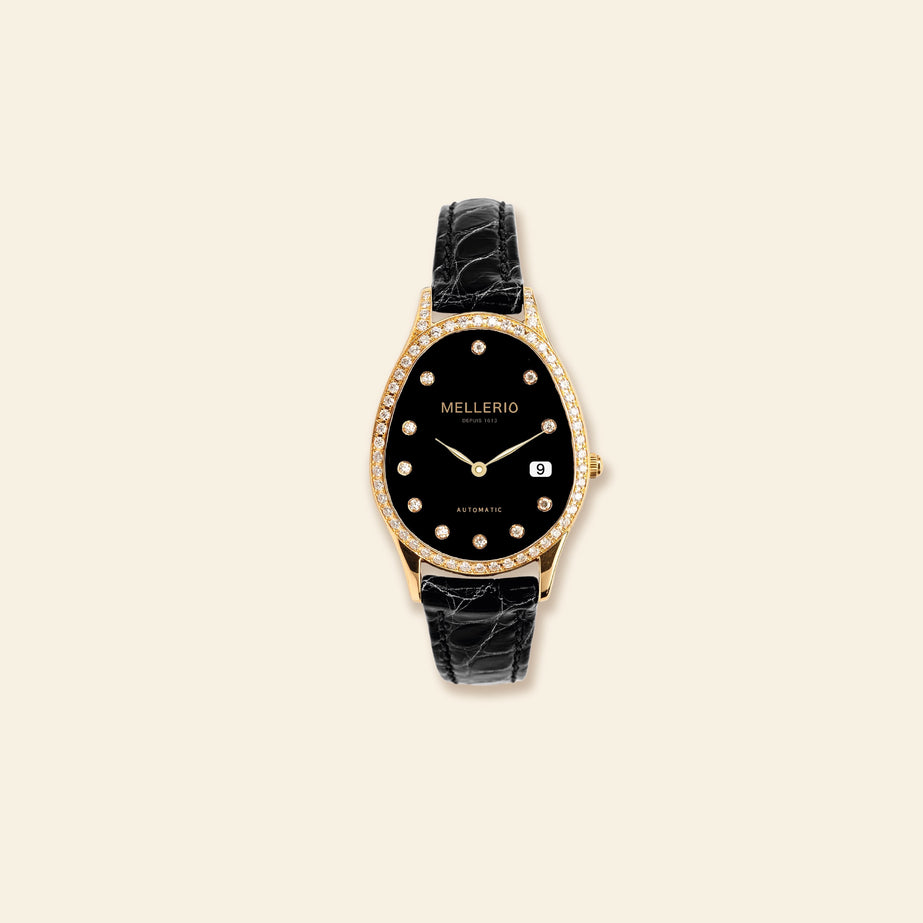 Mini M Cut paved Watch Mellerio