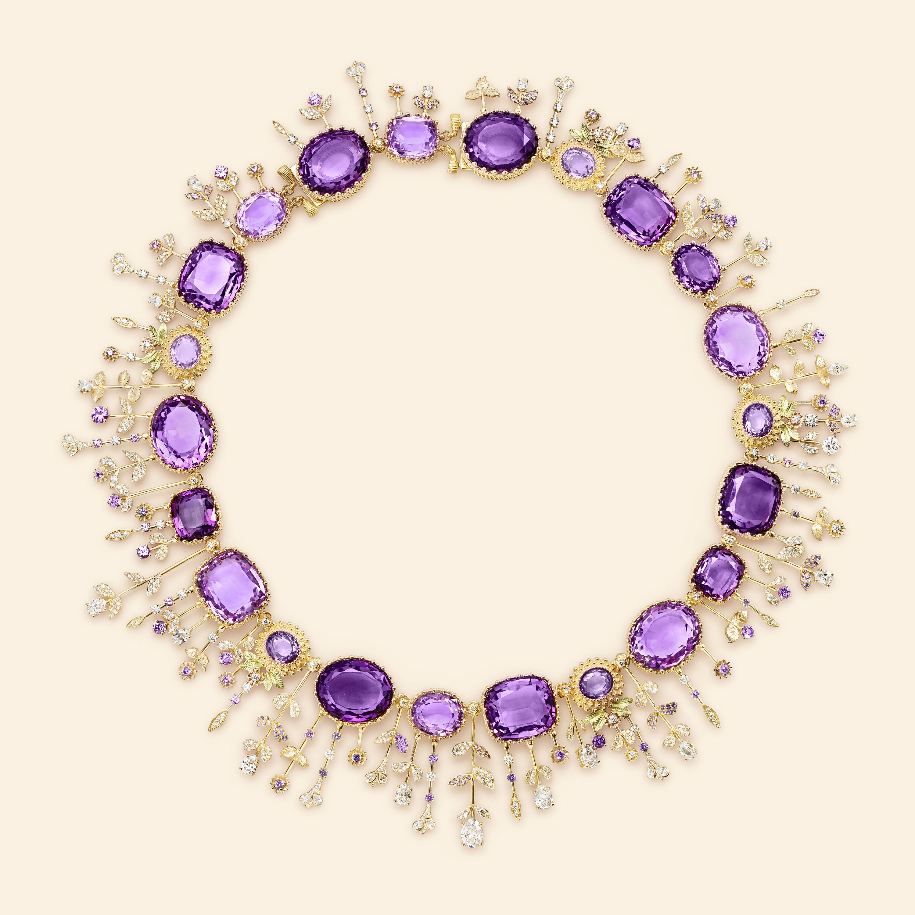 Amazing jewelry様 Jardin Pierreries Necklace Amethysts – Mellerio