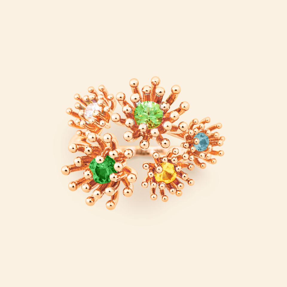 Le petit Cactus Vert Ring 5 Patterns