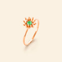 Le Petit Cactus Vert Ring MM Pink Gold