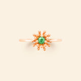 Le Petit Cactus Vert Ring MM Pink Gold