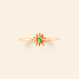 Le Petit Cactus Vert Ring SM Pink Gold