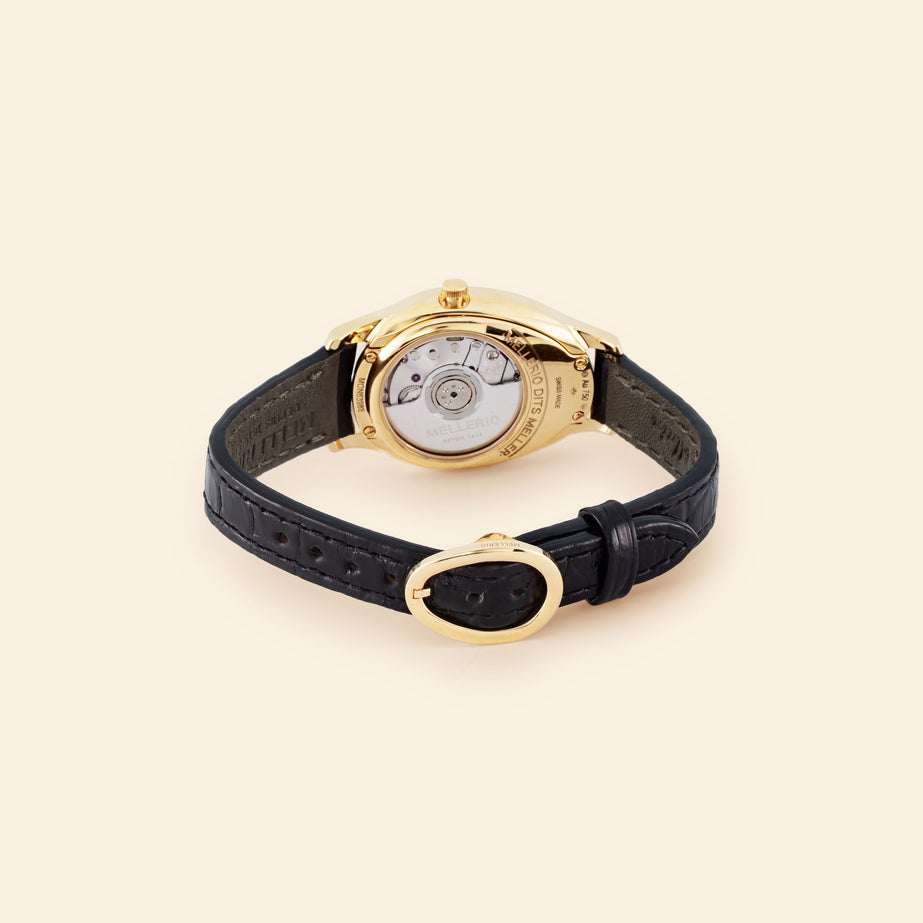 Mini M Cut Watch - Gold-effect Dial