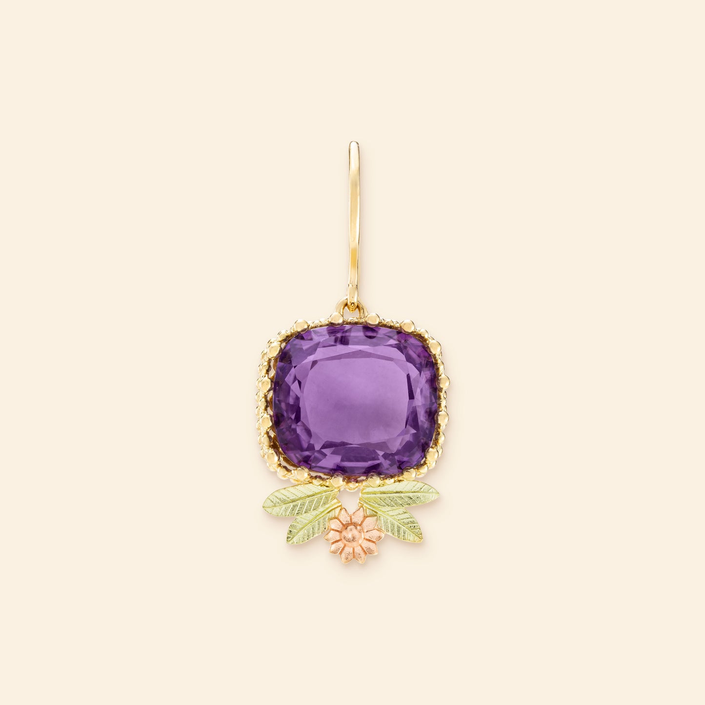 Boucle d'oreilles or jaune joaillerie Mellerio