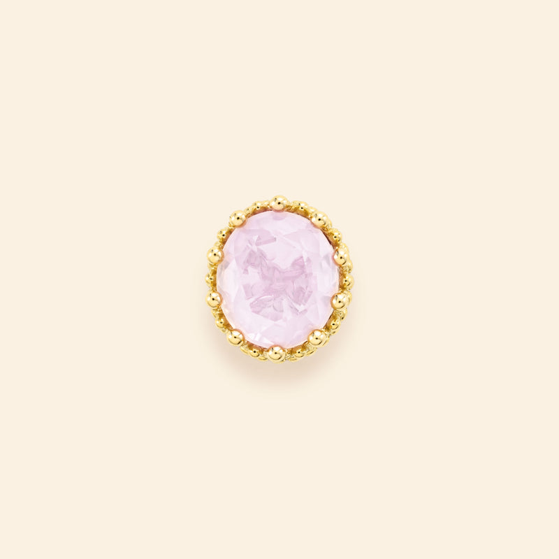 Pierreries Rose Stud