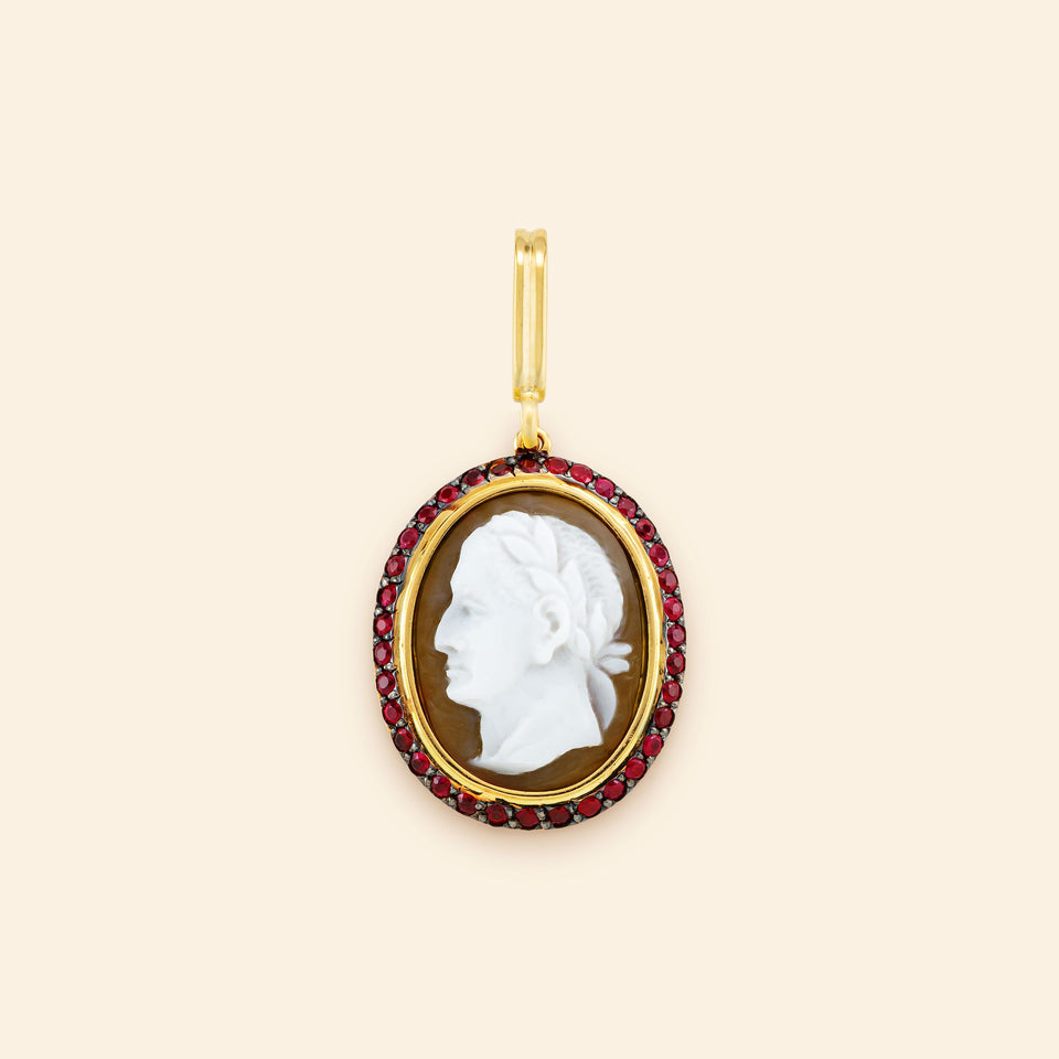 Precious Cameo rubies Medal