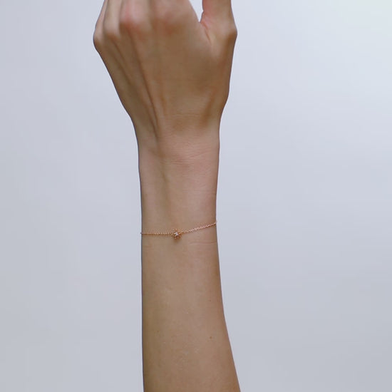 Cactus Vanille Bracelet Diamond Pink Gold Mellerio