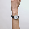 Montre M cut - Or jaune avec Cadran blanc