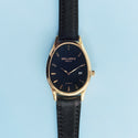 Montre M cut - Or Jaune avec Cadran Noir