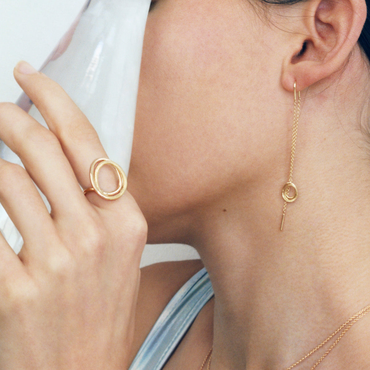 Riviera Earring Yellow Gold Mellerio