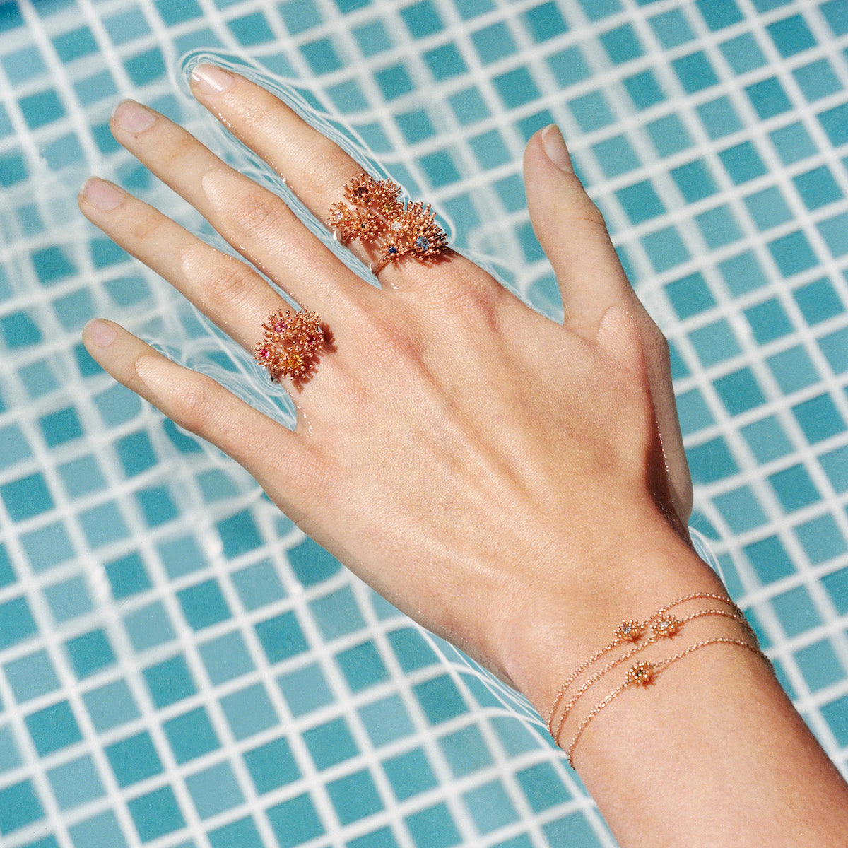 Petit Cactus Bracelet Pink Gold Mellerio