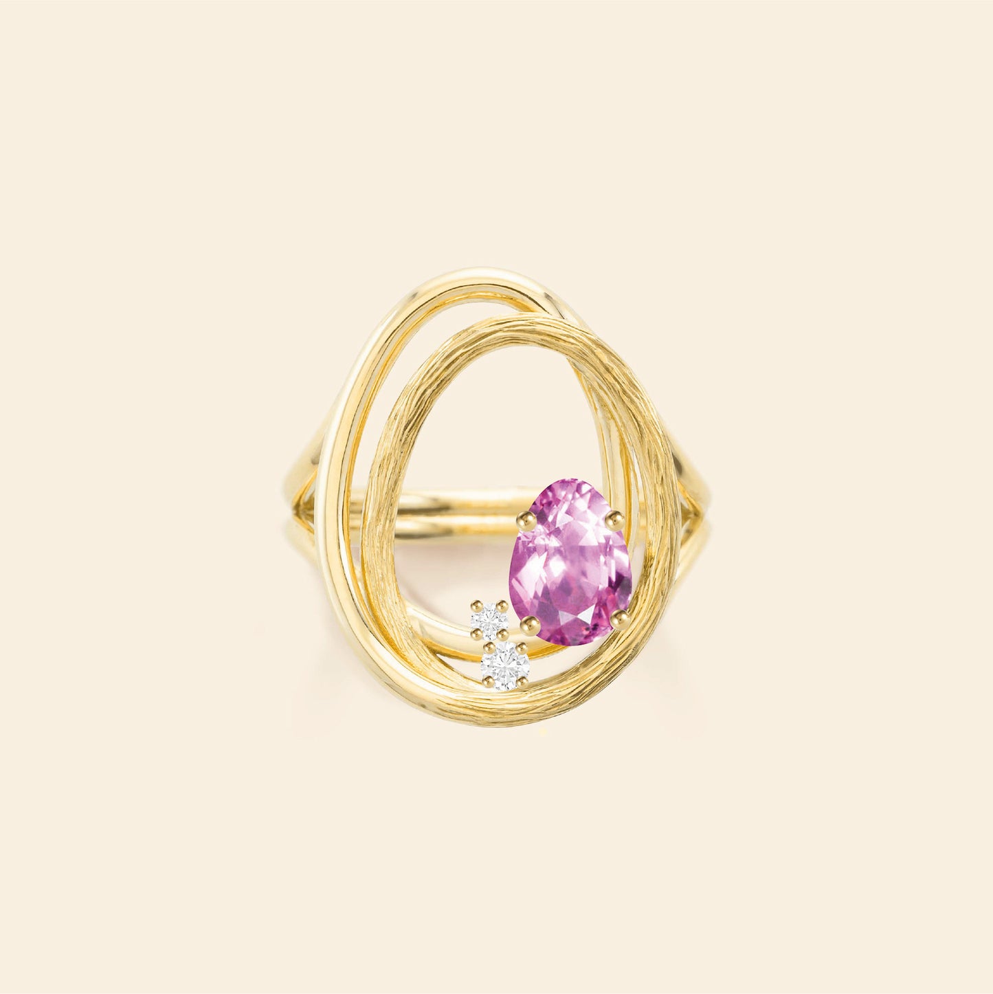 Bague Riviera Lilas M