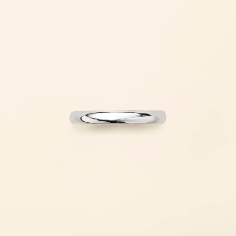 Wedding band platinum