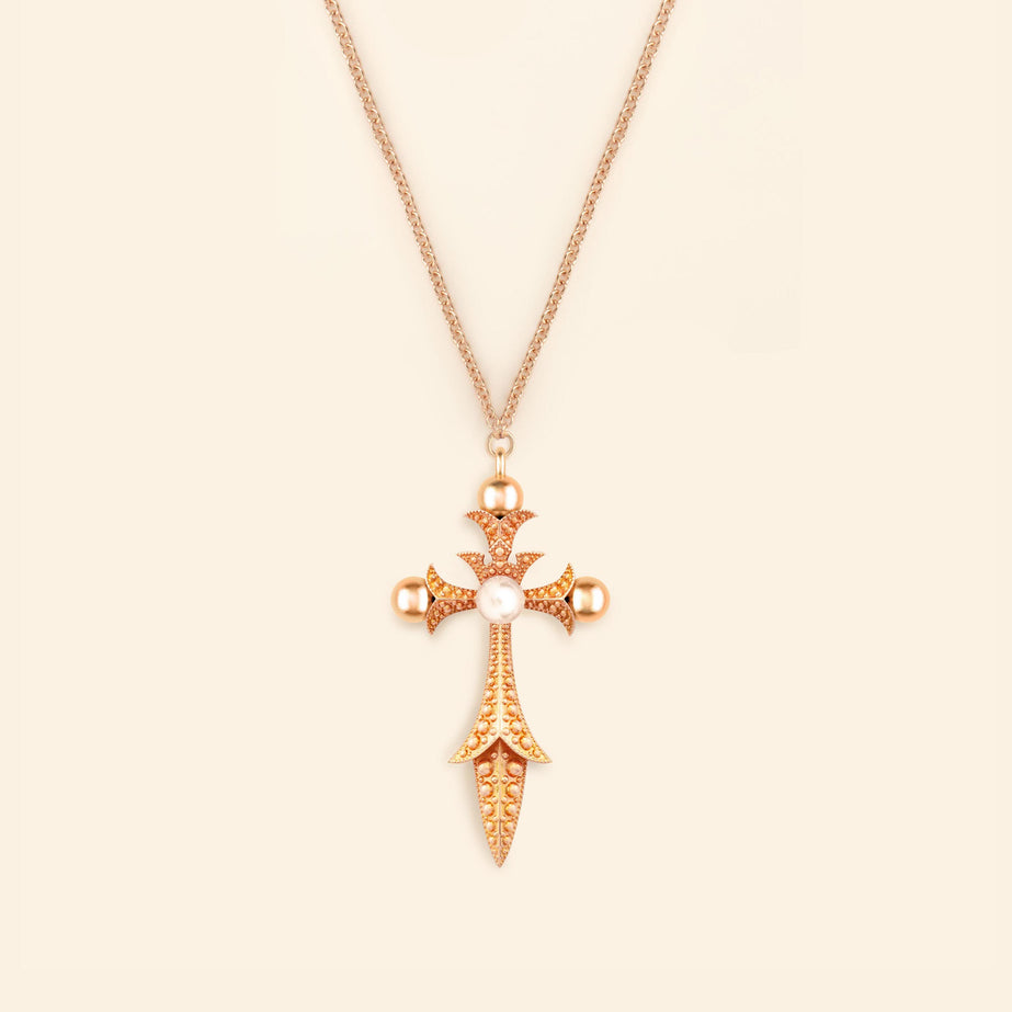 Abbadia Necklace Pink Gold Mellerio