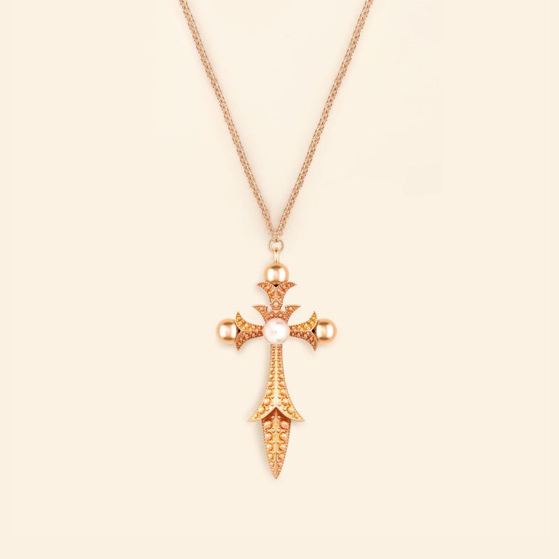 Abbadia Necklace Pink Gold Mellerio